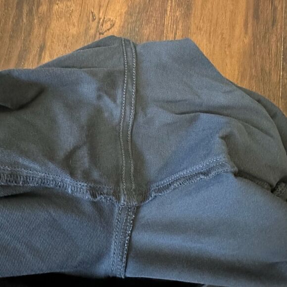 SPANX Twill Cargo Jogger Ankle Zip in Washed Black Charcoal Grey - Picture 8 of 15